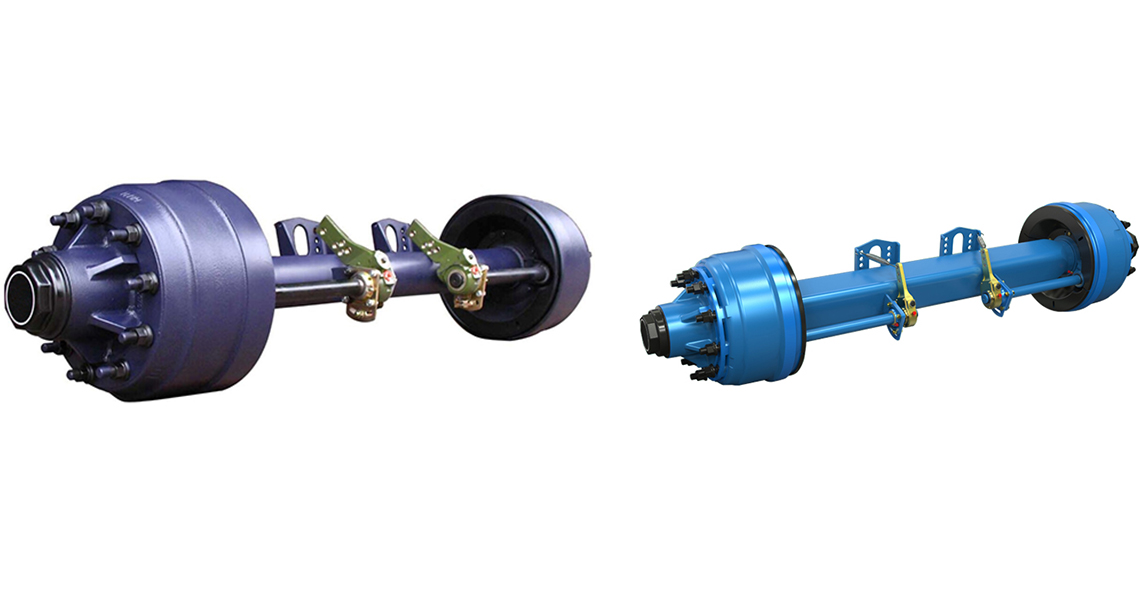 النوع الأمريكي نصف المقطورات Axles.jpg