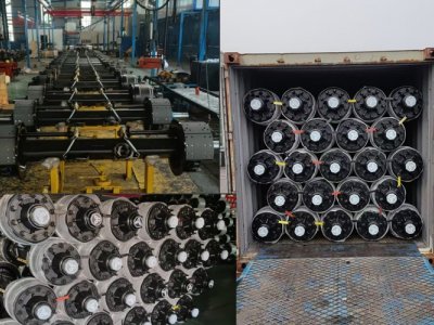 Se enviaron 48 unidades de ejes a Malasia