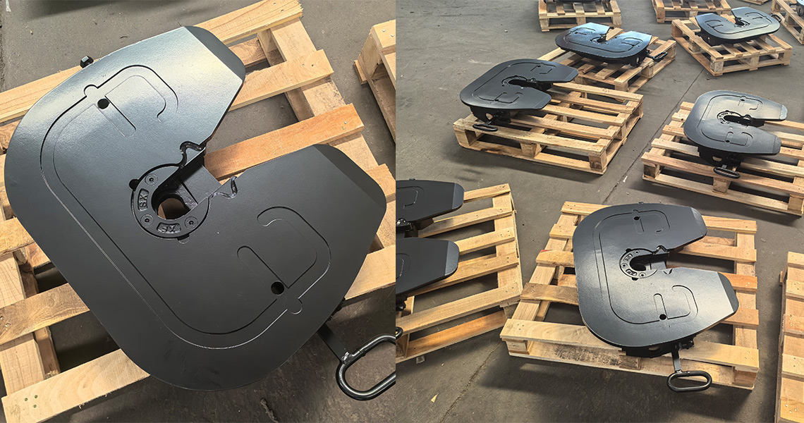 Quinta rueda de 50 lb personalizada por un cliente estadounidense.jpg